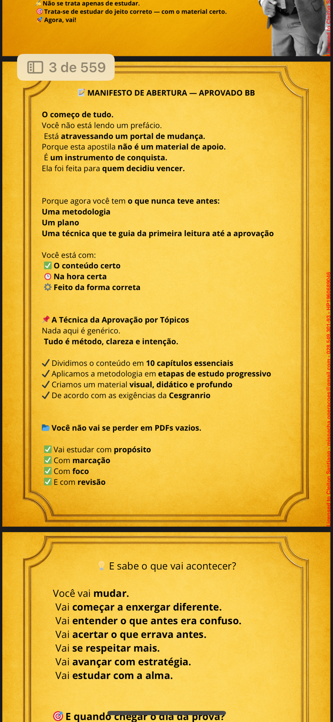 Capa apostila Aprovado BB